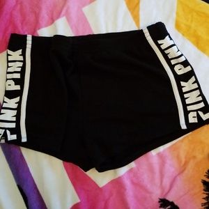 Victoria Secret Pink Large Logo Shorts Large